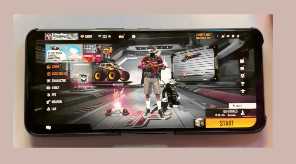 Free-Fire-Game-interface