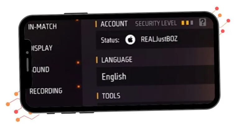 Free Fire and MAX synced accounts showing diamonds, characters, and skins transferring between versions